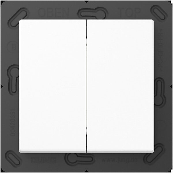 JUNG Matter Taster 2f 4k A alpinweiß MAT A 595 WW